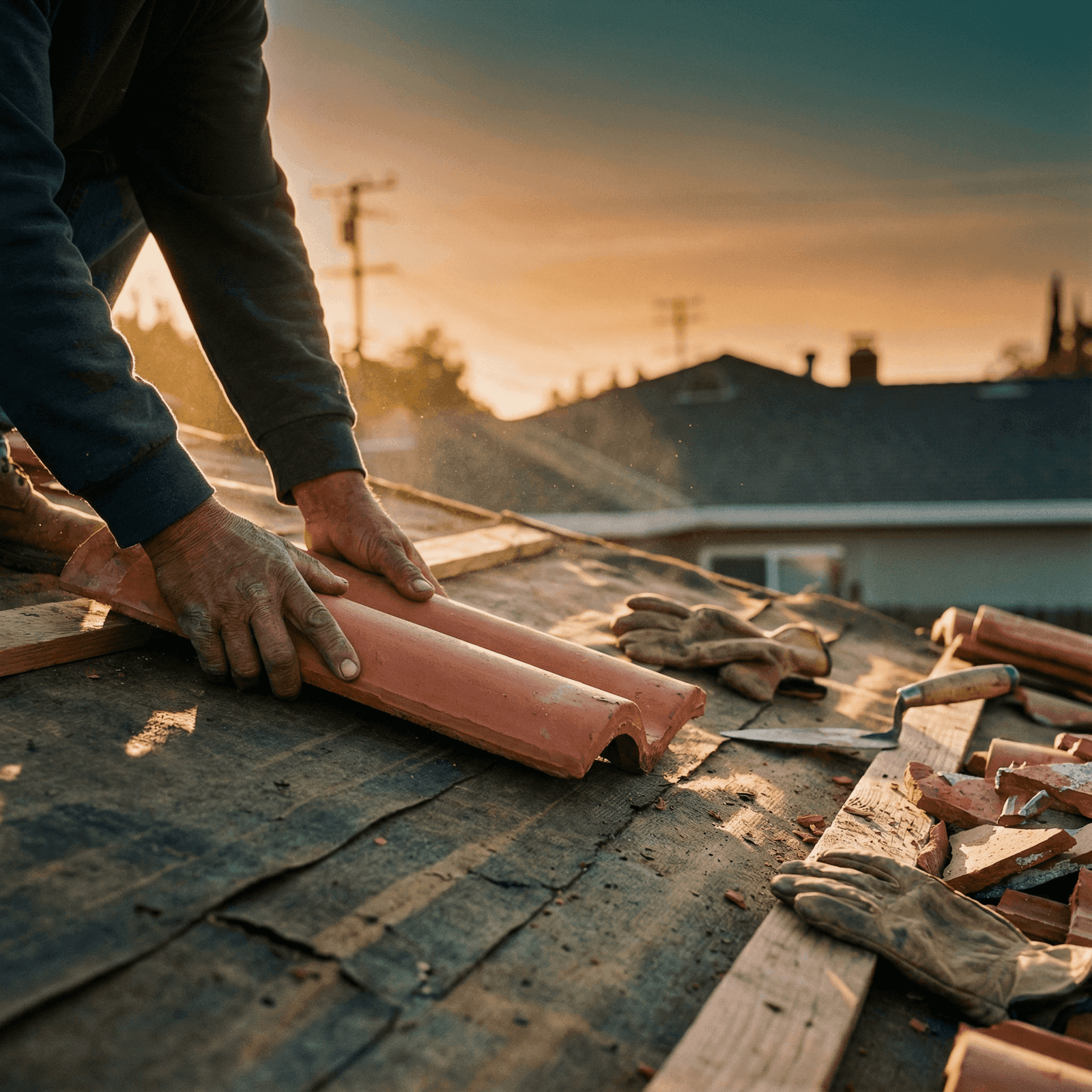 Macro Roof Detail Shot